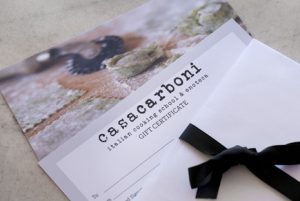 Casa Carboni Gift Vouchers