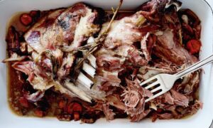 Slow Cooked Shoulder of Lamb