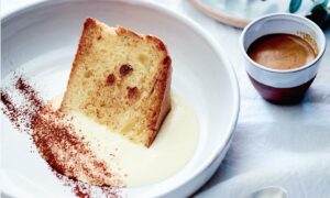 panettone with crema al mascarpone