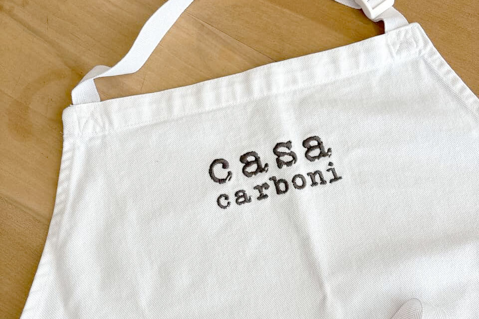casa carboni apron
